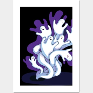 Spooky Silly Ghost Party - Halloween 2019 Posters and Art